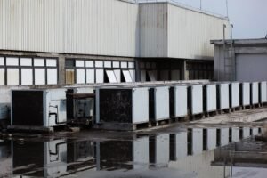 Warehouse Building Hail Damage